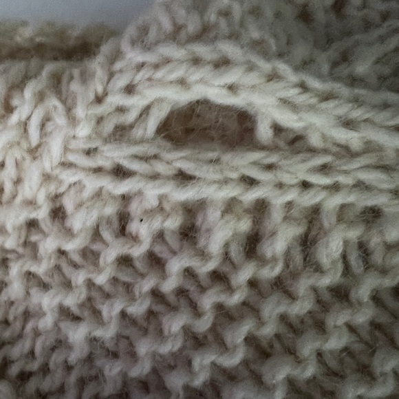 Greek Handmade knitwear , fisherman style vintage wool sweater. Long sweater - Picture 6 of 8